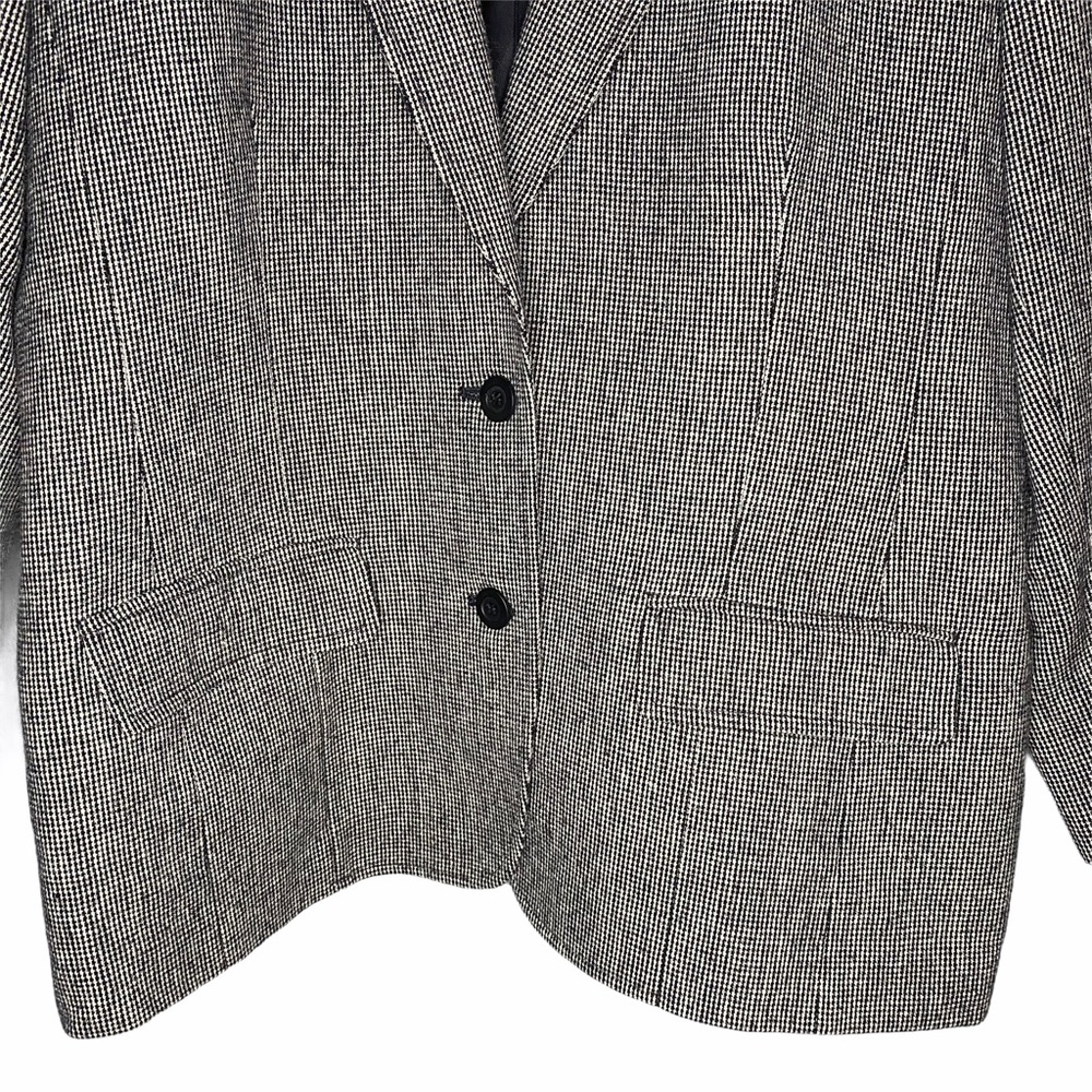Vintage Pendleton Houndstooth 100% Wool Blazer - image 2